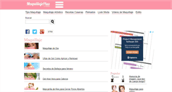 Desktop Screenshot of maquillajeplus.com